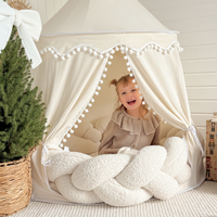 rundes Spielzelt - atmungsaktiv aus Baumwolle & Hanf