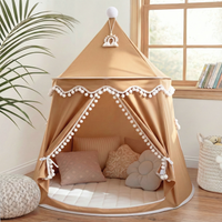 rundes Spielzelt - atmungsaktiv aus Baumwolle & Hanf