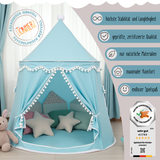 rundes Spielzelt - atmungsaktiv aus Baumwolle & Hanf