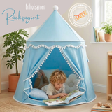 rundes Spielzelt - atmungsaktiv aus Baumwolle & Hanf