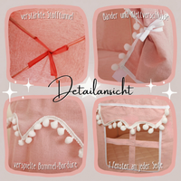 rundes Spielzelt - atmungsaktiv aus Baumwolle & Hanf