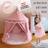 rundes Spielzelt - atmungsaktiv aus Baumwolle & Hanf