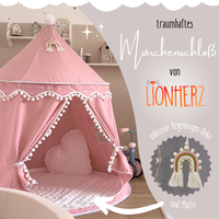 rundes Spielzelt - atmungsaktiv aus Baumwolle & Hanf