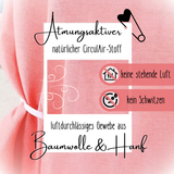 rundes Spielzelt - atmungsaktiv aus Baumwolle & Hanf