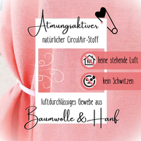 rundes Spielzelt - atmungsaktiv aus Baumwolle & Hanf