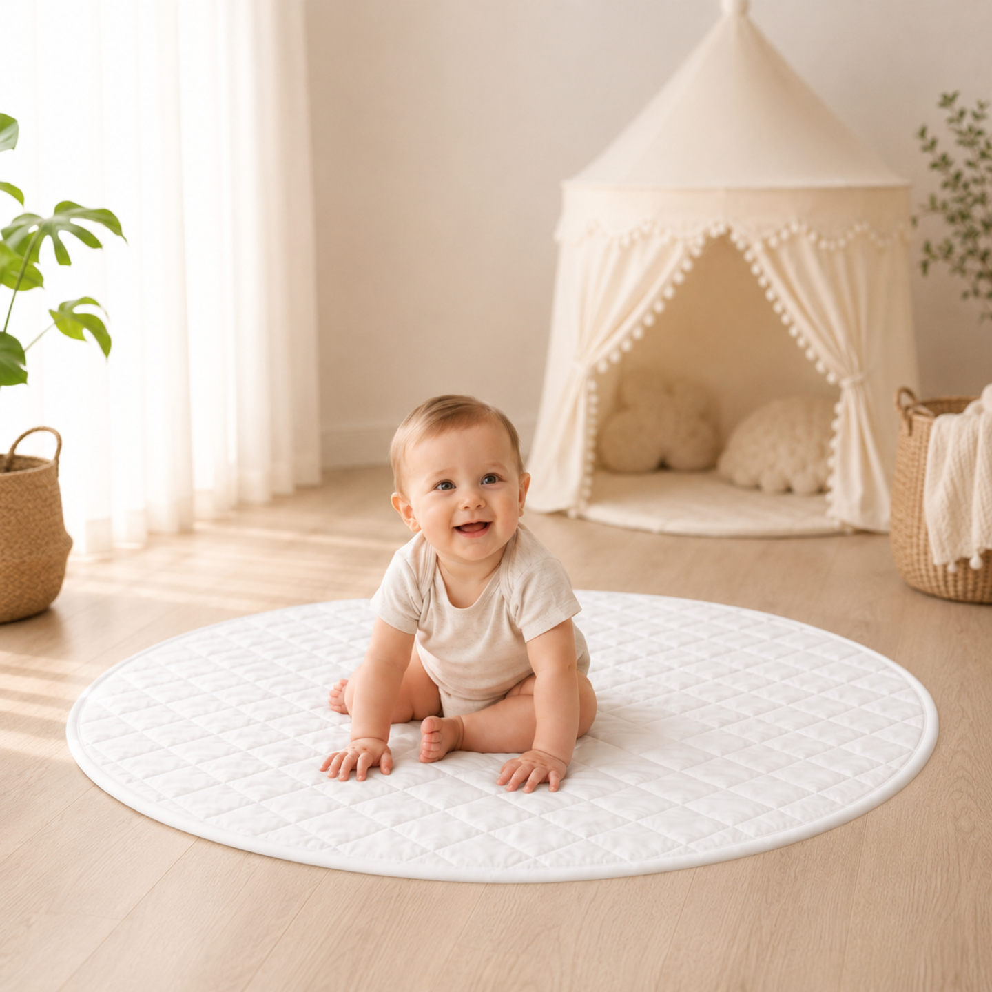 Round play mat - 110 cm