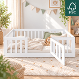 YappyCasa JUNIOR - Floor Bed 160x80cm with Door & Safety Rail