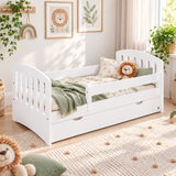 YappyLux JUNIOR Classic - Children's bed 160x80cm with drawer & fall protection