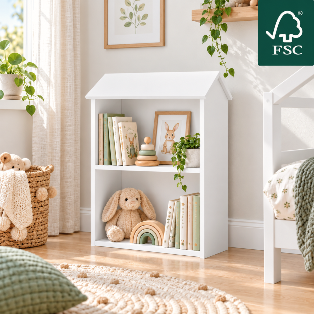 YappyHus JUNIOR - House Shelf 65×27×85.5cm