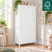 Yappy Classic wardrobe – 2-door with drawer