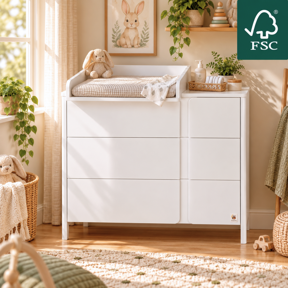 YappyClassic MINI – Changing table 105×54×91cm