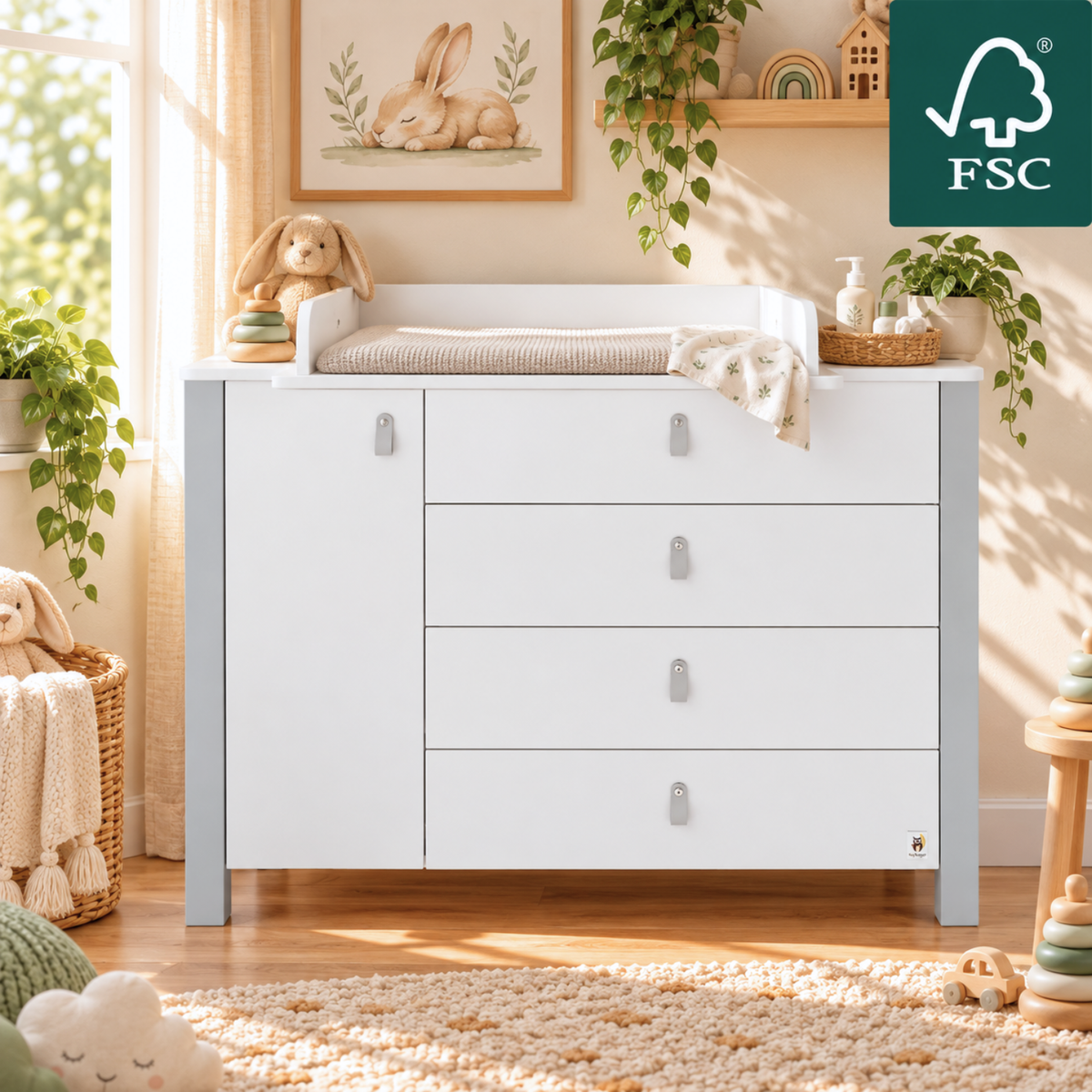 YappyÉtude MINI Design - Changing Table II, 120×50×85.5cm