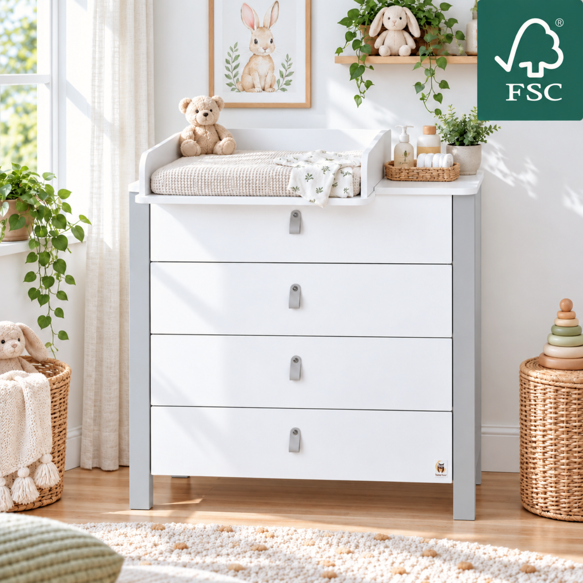 YappyÉtude MINI Design - Changing Table 90×50×85.5cm
