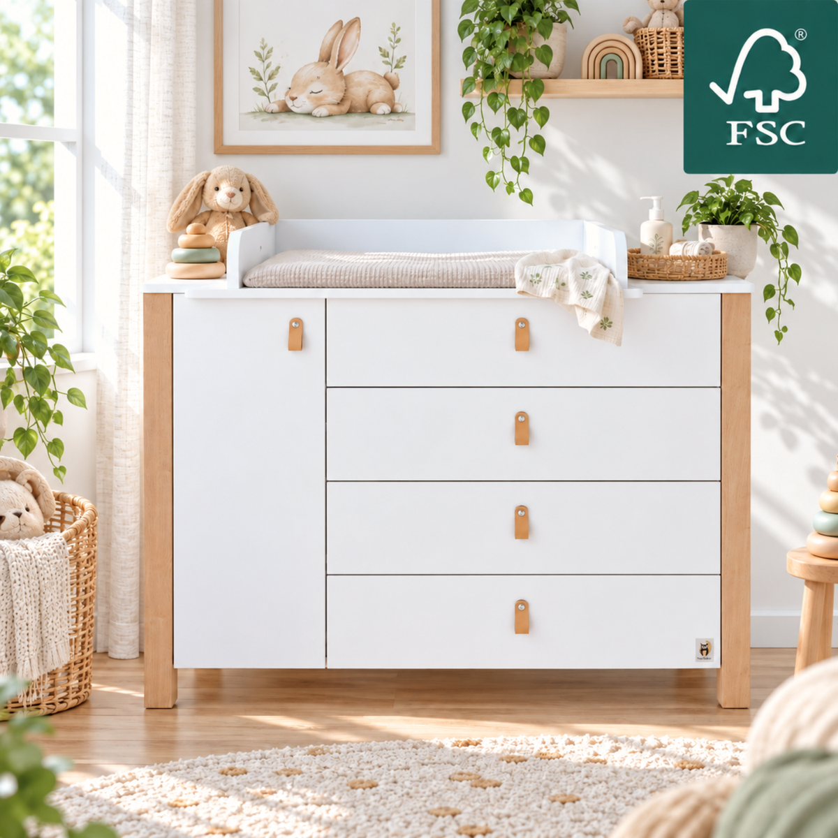 YappyÉtude MINI Design - Changing Table II, 120×50×85.5cm